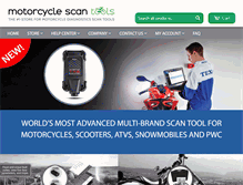 Tablet Screenshot of motorcyclescanner.com